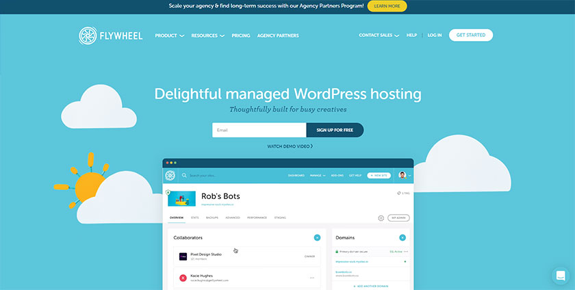 flywheel wordpress managed hosting