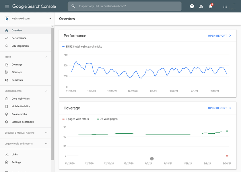 google search console