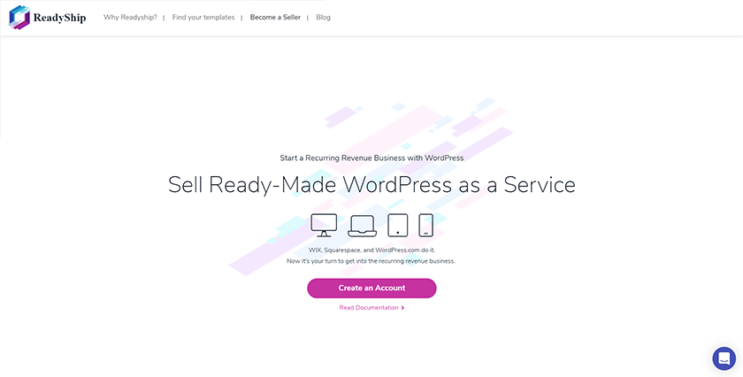 sell ready-made wordpress sites